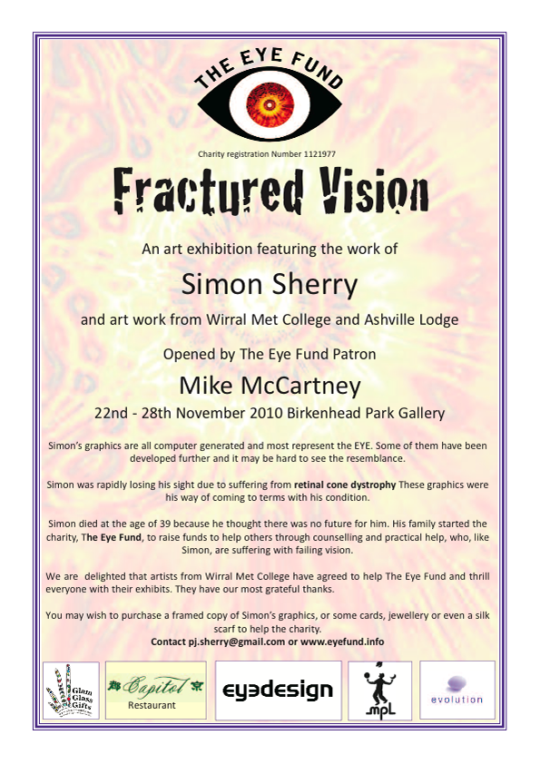 Fractured Vision Exhibition poster. Text from this is available on the attachment page.